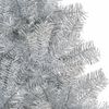 vidaXL Artificial Christmas Tree with Stand Silver 180 cm PET