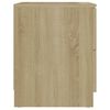 vidaXL Bedside Cabinets 2 pcs Sonoma Oak 40x40x50 cm Engineered Wood