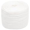 vidaXL Boat Rope Full White 8 mm 250 m Polypropylene