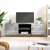 vidaXL TV Cabinet Grey Sonoma 150x30x50 cm Engineered Wood