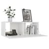 vidaXL 8 Piece TV Cabinet Set White Engineered Wood