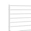 vidaXL Metal Bed Frame without Mattress with Headboard White 160x200cm
