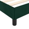 vidaXL Bed Frame without Mattress Dark Green 120x190 cm Small Double Velvet