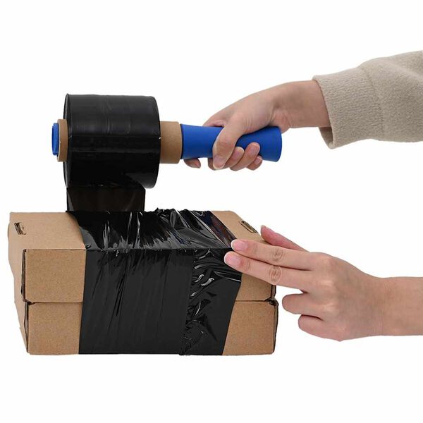 vidaXL Stretch Films 50 pcs Black 23 µm 10 cm x 150 m