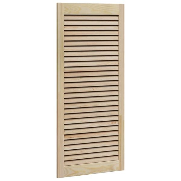 vidaXL Cabinet Door 2 pcs Natural 110 x 49.5 x 2.1 cm Solid pine wood