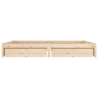 vidaXL Bed Frame with Drawers 150x200 cm King Size
