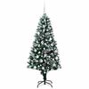 vidaXL Artificial Christmas Tree with 300 LEDs with Stand Green 180 cm