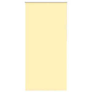 vidaXL Roller Blind Blackout Yellow 110x230 cm Fabric Width 105.7 cm Polyester