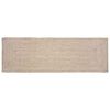 vidaXL Area Rugs Rectangular Natural and White 80 x 250 cm Jute
