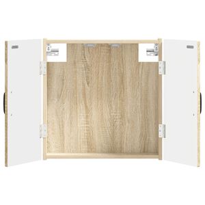 vidaXL Dartboard Cabinet HOORN Sonoma Oak 52.5 x 10.5 x 53.5 cm
