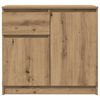 vidaXL Sideboard with Drawer Artisan Oak 71x35x65 cm Engineered Wood