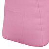 vidaXL Back Pillow Pink 45 x 24 x 50 cm Fabric