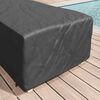 vidaXL Loungers Cover Plain Black 74 x 210 x 40 cm Fabric
