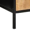 vidaXL Bedside Cabinet with Drawer Brown and Black 40 x 35 x 50 cm