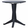 vidaXL Garden Table | Anthracite | Plastic | Medium | Light Weight