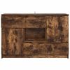 vidaXL Sideboard Smoked Oak 100 x 30 x 65.6 Engineered Wood