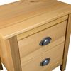 vidaXL Bedside Cabinet Hill 46x35x49.5 cm Solid Pine Wood