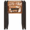 vidaXL End Table with Drawer 30 x 30 x 40 cm Solid Reclaim Wood