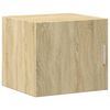 vidaXL Slim Storage Cabinet Sonoma Oak 45x42.5x225 cm Engineered Wood