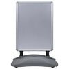 vidaXL A1 Waterbase Poster Stand Grey Aluminium Alloy