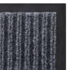 vidaXL Door Mat Grey 90 x 120 cm PVC