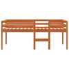 vidaXL High Sleeper Bed without Mattress Wax Brown 90x200 cm Solid Wood