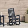 vidaXL Garden Rocking Chair Navy 70 x 92 x 108cm HDPE