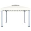 vidaXL Gazebo 400x300 cm Cream Aluminium