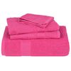 vidaXL Towels "FROGN" 10 pcs Pink 100x200 cm 360 gsm
