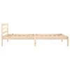 vidaXL Bed Frame without Mattress Solid Wood Pine 100x200cm