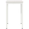 vidaXL Bar Table White 70 x 70 x 105 cm Solid Pine Wood