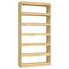 vidaXL Book Cabinet/Room Divider 100x30x200 cm Solid Pinewood