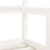vidaXL Kids Bed Frame with Drawers White 70x140 cm Solid Wood Pine