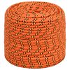 vidaXL Boat Rope Orange 10 mm 250 m Polypropylene