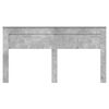 vidaXL Headboard Concrete Grey 200 cm Engineered wood