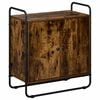 vidaXL Sideboard Smoked Oak 68 x 35 x 75 cm Engineered Wood