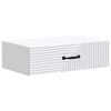 vidaXL Wall-Mounted Side Table White 59 x 34.5 x 17 cm Engineered Wood
