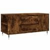 vidaXL Coffee Table Smoked Oak 102x44,5x50 cm Engineered Wood