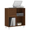 vidaXL Record Cabinet Brown Oak 84.5x38x89 cm Engineered Wood