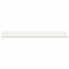 vidaXL Floating Shelf Wall-mounted 4 pcs White 40 x 9 x 2.5 cm Steel