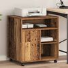 vidaXL Printer Stand Old wood 60 x 50 x 67 cm Engineered wood