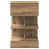 vidaXL Bedside Cabinet Artisan Oak 40x35x65 cm Engineered Wood