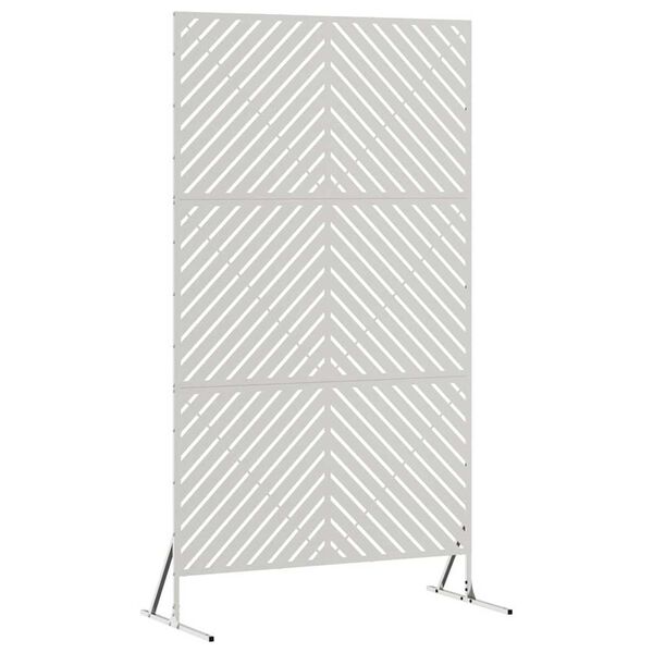 vidaXL Privacy Screen Grey 100 x 50 x 180 cm Steel