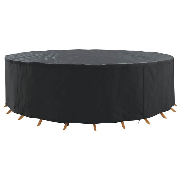 vidaXL Outdoor Furniture Cover Black 320 x 320 x 85 cm 210D fabric