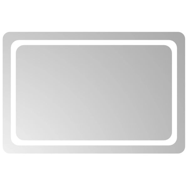 vidaXL LED Bathroom Mirror 90x60 cm