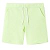 Kids' Shorts with Drawstring Neon Yellow 92