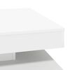 vidaXL Coffee Table 360-Degree Rotatable White 70x70x34.5 cm