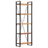 vidaXL 5-Tier Bookcase 60x30x180 cm Solid Acacia Wood
