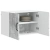 vidaXL Kitchen Wall Cabinet Wall-mounted Concrete Grey 60 x 31 x 40 cm