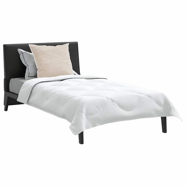 vidaXL All-Season Duvet with Pillow 2 pcs White Microfiber